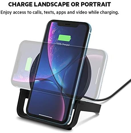 Belkin Quick Charge 10W Wireless Charger - Qi-Certified - Includes AC Adapter - Black