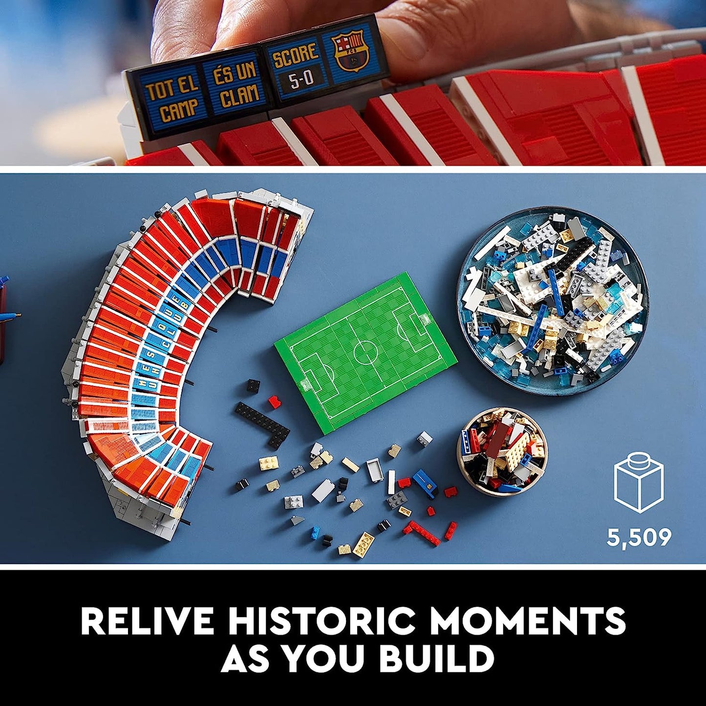 LEGO 10284 Icons Camp NOU – FC Barcelona Soccer Stadium (Discontinued)