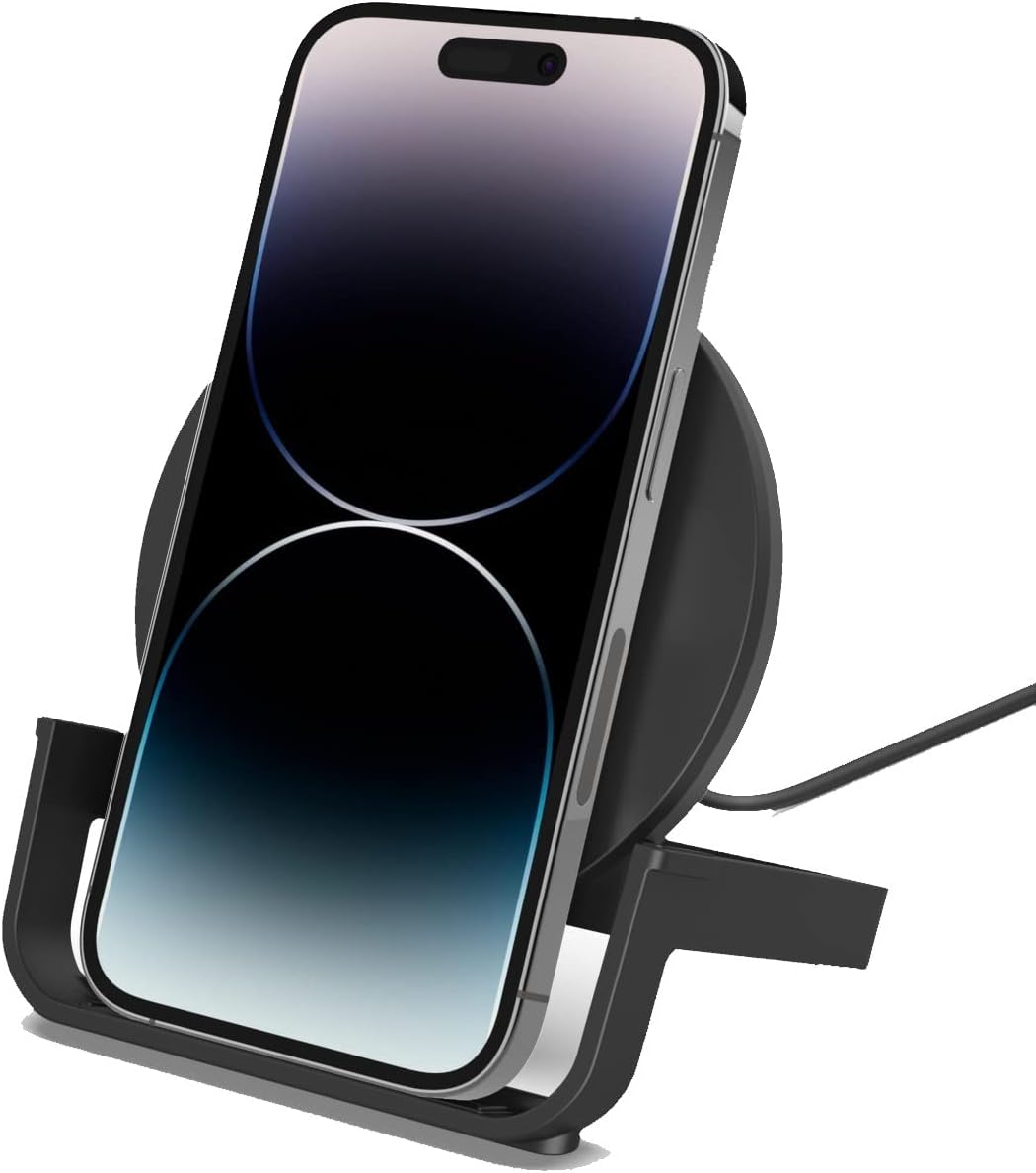 Belkin Quick Charge 10W Wireless Charger - Qi-Certified - Includes AC Adapter - Black
