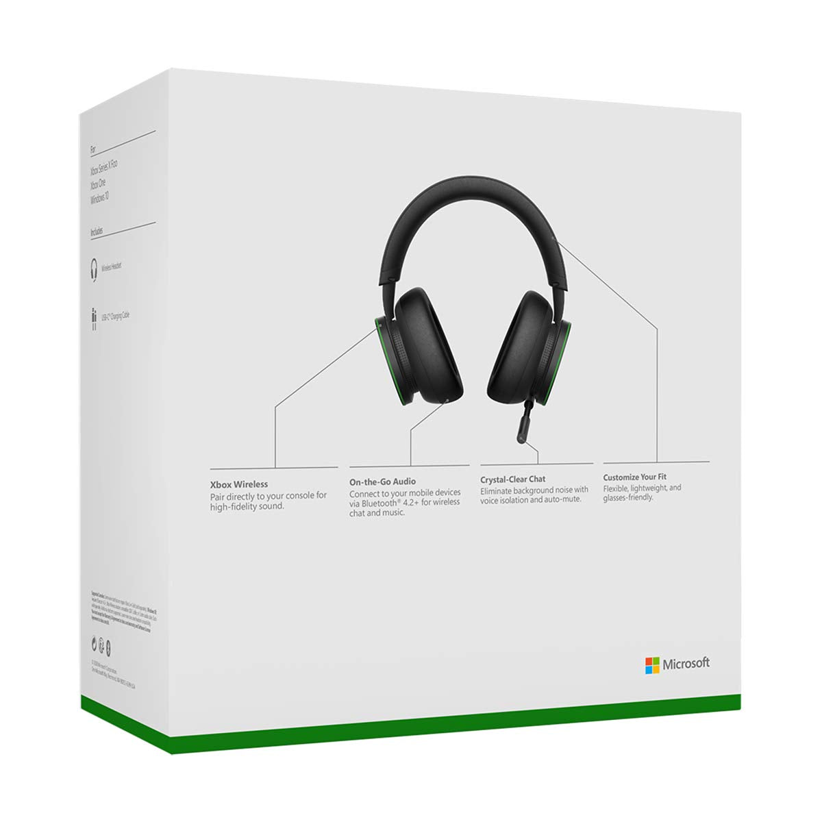 Microsoft Xbox Wireless Headset for Xbox Series X/S, Xbox One, and Windows 10 Devices